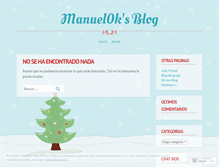 Tablet Screenshot of manuel0k.wordpress.com