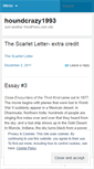 Mobile Screenshot of houndcrazy1993.wordpress.com