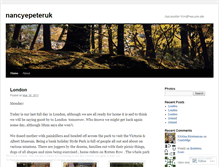 Tablet Screenshot of nancyepeteruk.wordpress.com
