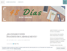 Tablet Screenshot of 48diascolombia.wordpress.com