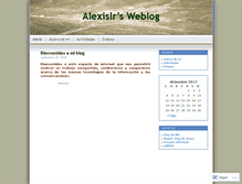 Tablet Screenshot of alexislr.wordpress.com