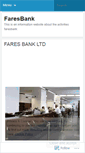 Mobile Screenshot of faresbank.wordpress.com