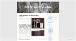 Desktop Screenshot of passionistcharism.wordpress.com