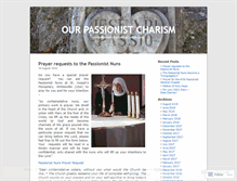 Tablet Screenshot of passionistcharism.wordpress.com