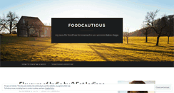 Desktop Screenshot of foodcautious.wordpress.com