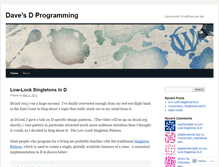Tablet Screenshot of davesdprogramming.wordpress.com