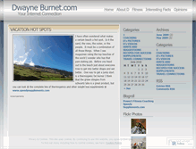 Tablet Screenshot of dwayneburnet.wordpress.com