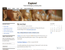 Tablet Screenshot of expl0re1.wordpress.com