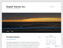 Tablet Screenshot of englishteacher2.wordpress.com
