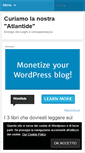 Mobile Screenshot of curiamoatlantide.wordpress.com