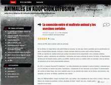 Tablet Screenshot of animalistasdf.wordpress.com