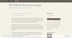 Desktop Screenshot of fibroidawareness.wordpress.com