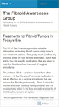 Mobile Screenshot of fibroidawareness.wordpress.com