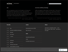 Tablet Screenshot of m3me.wordpress.com