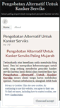 Mobile Screenshot of pengobatanalternatifuntukkankerserviks.wordpress.com