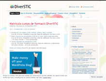 Tablet Screenshot of diverstic.wordpress.com
