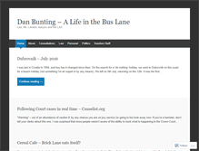 Tablet Screenshot of danbunting.wordpress.com