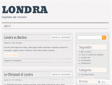 Tablet Screenshot of londra.wordpress.com