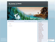 Tablet Screenshot of journey2heaven.wordpress.com