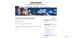 Desktop Screenshot of cyberpipeline.wordpress.com