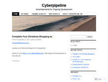 Tablet Screenshot of cyberpipeline.wordpress.com