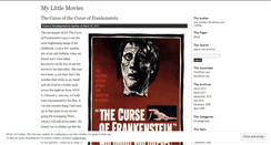 Desktop Screenshot of mylittlemovies.wordpress.com