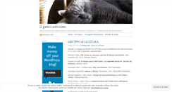 Desktop Screenshot of ilgattocertosino.wordpress.com