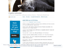 Tablet Screenshot of ilgattocertosino.wordpress.com