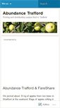 Mobile Screenshot of abundancetrafford.wordpress.com