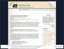 Tablet Screenshot of bestpraxclub.wordpress.com