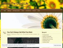 Tablet Screenshot of findthegoodlife.wordpress.com