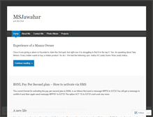 Tablet Screenshot of msjawahar.wordpress.com
