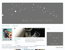 Tablet Screenshot of diaryofamadcrafter.wordpress.com