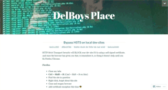 Desktop Screenshot of delboy1978uk.wordpress.com