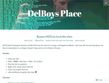 Tablet Screenshot of delboy1978uk.wordpress.com
