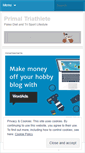 Mobile Screenshot of primaltriathlete.wordpress.com