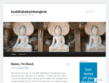 Tablet Screenshot of buddhababyinbangkok.wordpress.com