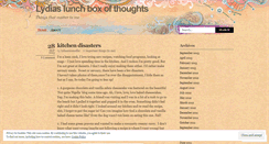 Desktop Screenshot of lydiaslunchboxofthoughts.wordpress.com