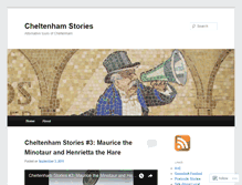 Tablet Screenshot of cheltenhamstories.wordpress.com