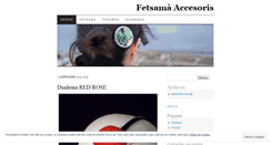 Desktop Screenshot of fetsamaaccesoris.wordpress.com