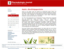 Tablet Screenshot of pharmakologie.wordpress.com