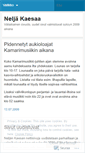 Mobile Screenshot of neljakaesaa.wordpress.com
