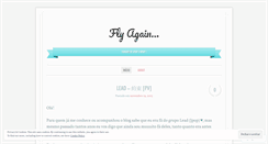 Desktop Screenshot of flyagain.wordpress.com