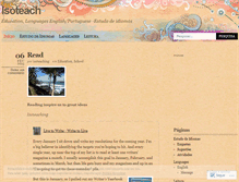 Tablet Screenshot of isoteach.wordpress.com
