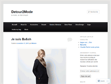 Tablet Screenshot of detour2mode.wordpress.com