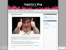 Tablet Screenshot of gigahitz.wordpress.com