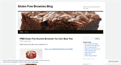Desktop Screenshot of glutenfreebrownies.wordpress.com