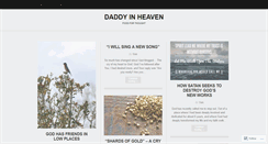 Desktop Screenshot of daddyinheaven.wordpress.com