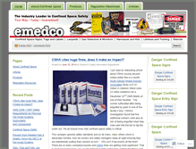 Tablet Screenshot of confinedspace.wordpress.com
