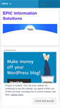 Mobile Screenshot of epicinformationblog.wordpress.com
